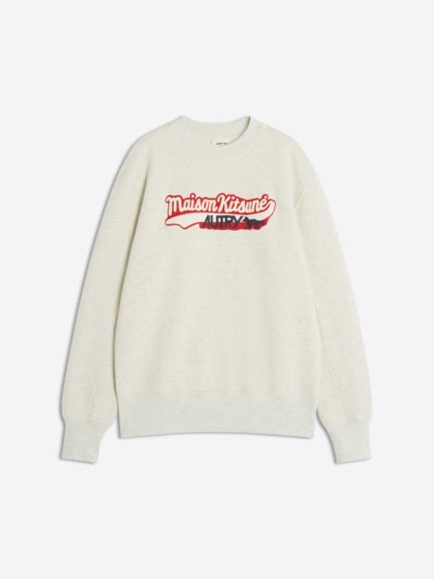 MAISON KITSUNE x AUTRY VARSITY SWEATSHIRT