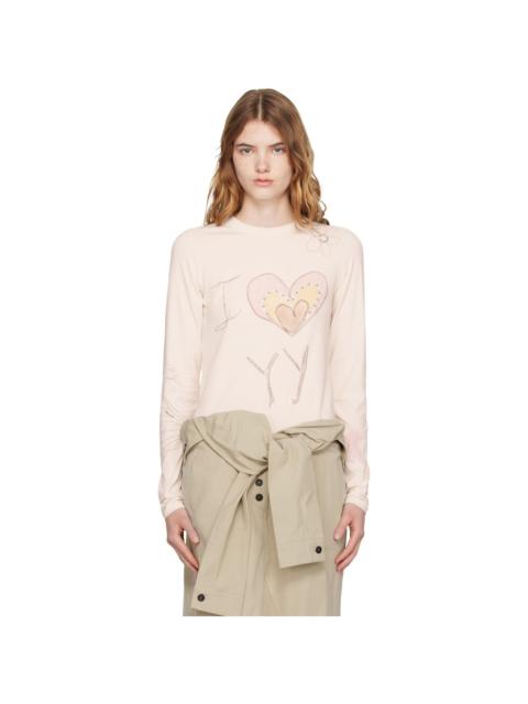 Off-White Beaded 'I LOVE YY' T-shirt