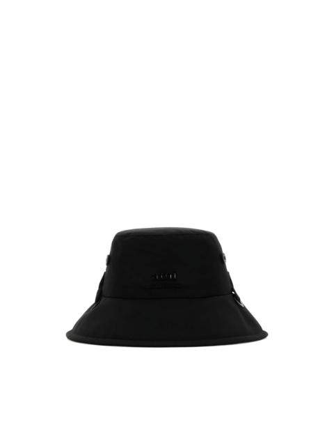 logo-plaque bucket hat