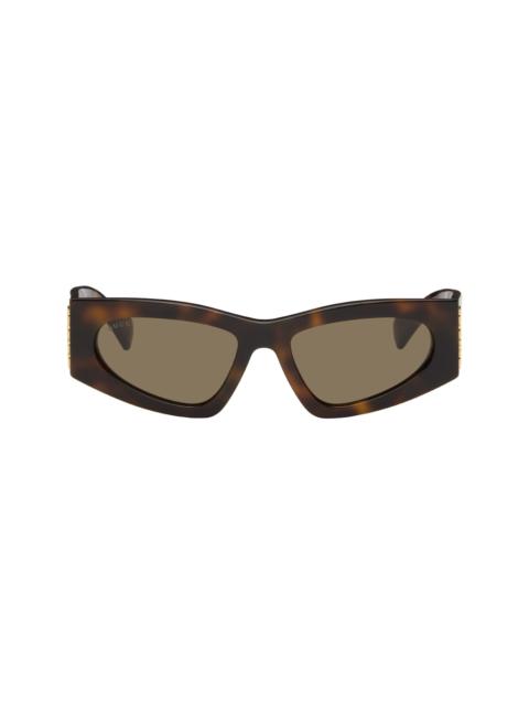 Brown 'Gucci on Side' Sunglasses