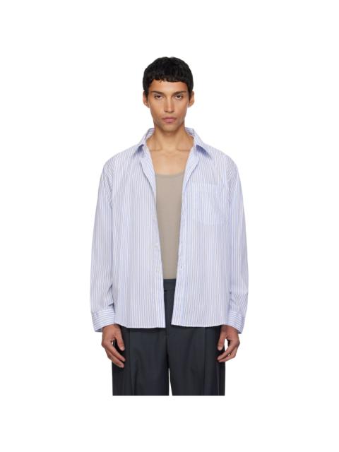 White & Blue Executive Shirt