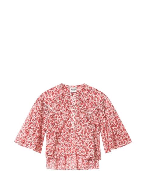 Veelia floral-print top