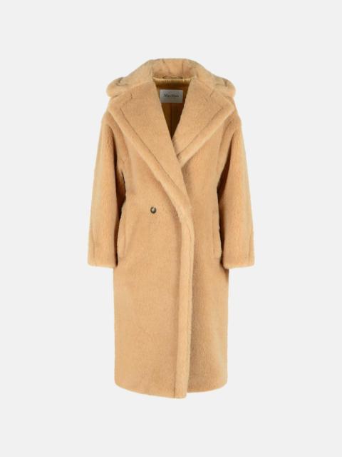 'TEDDY BEAR ICON COAT' BEIGE ALPACA AND WOOL COAT