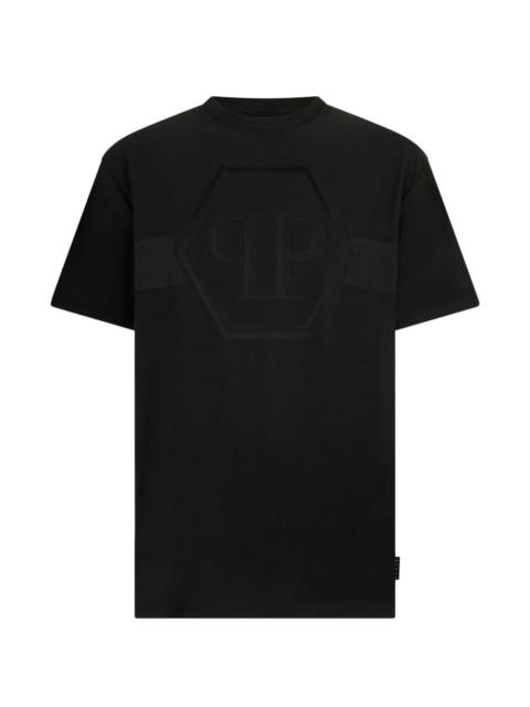 hexagon round-neck T-shirt