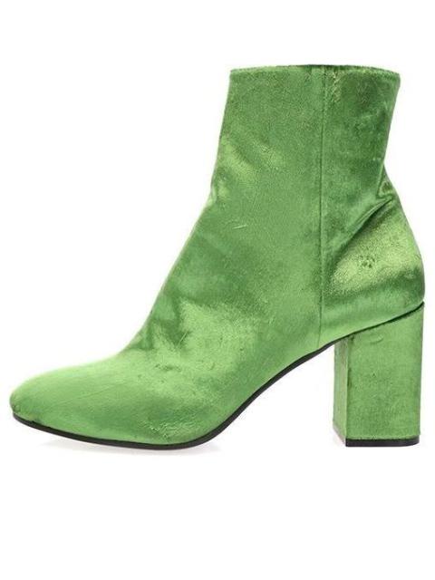 (WMNS) Balenciaga Ville Ankle Boots 'Green' 477243W05803707