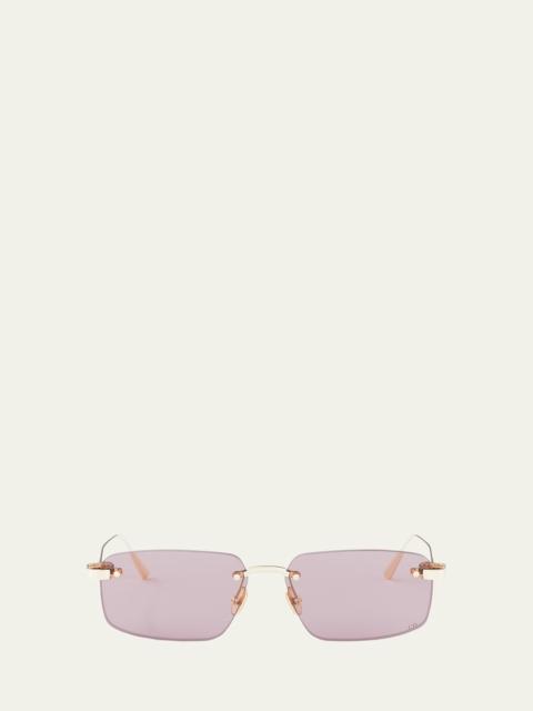 CDior S4U Rimless Square Sunglasses