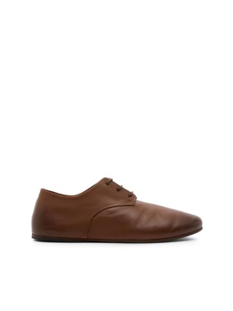 almond-toe derby shoes