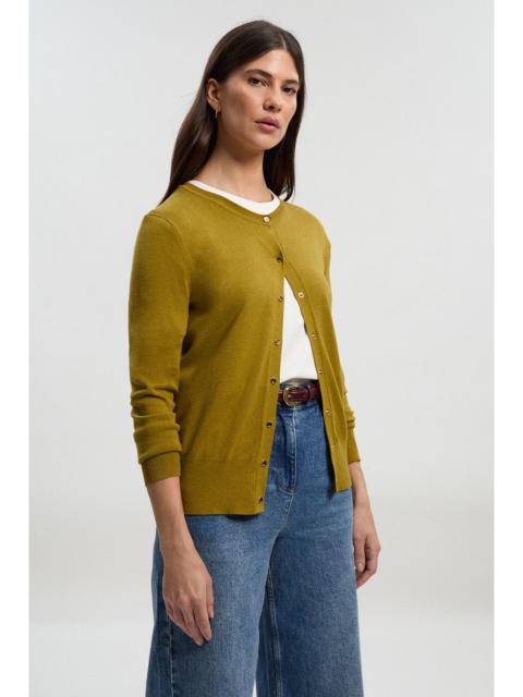 Viscose Blend Popper Knitted Cardigan