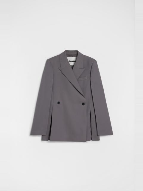 Wool Gabardine Tailored Jacket