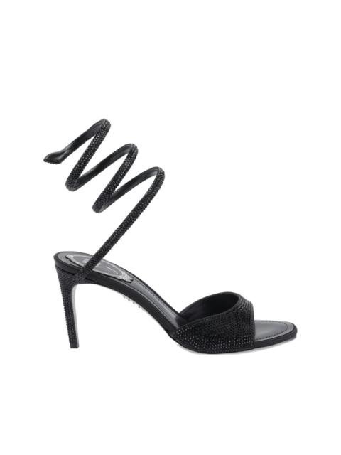 100mm crystal-embellished heeled sandals