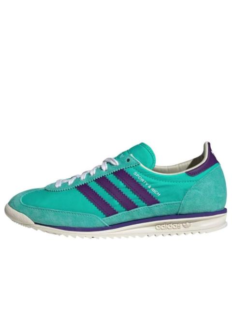 (WMNS) adidas x Sporty & Rich SL 72 OG 'Teal Power Purple' JS0261