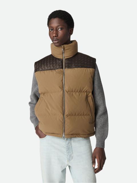 Frosted Poplin Puffer Gilet