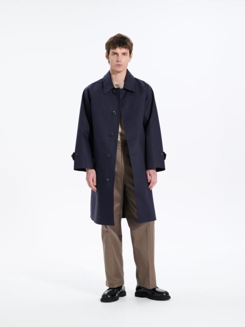 Lauder Rubberised 3/4 Length Oversized Coat