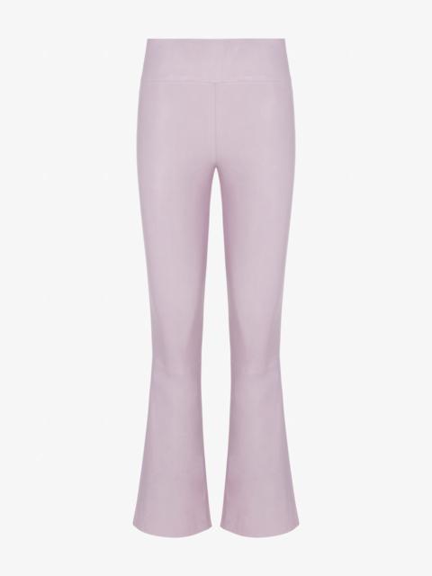 LAVENDER LEATHER MICRO FLARE