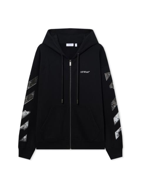 Metal Arrow Skate Zip Hoodie