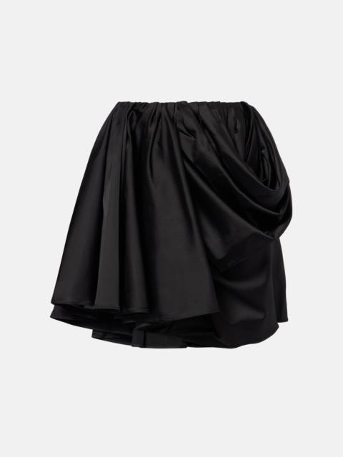 Draped miniskirt