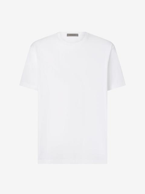 White oversized cotton jersey t-shirt