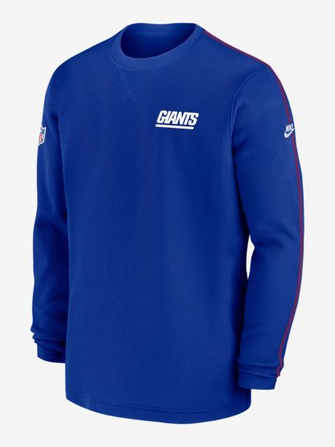 New York Giants Logo Coach Men’s Nike NFL Long-Sleeve Top