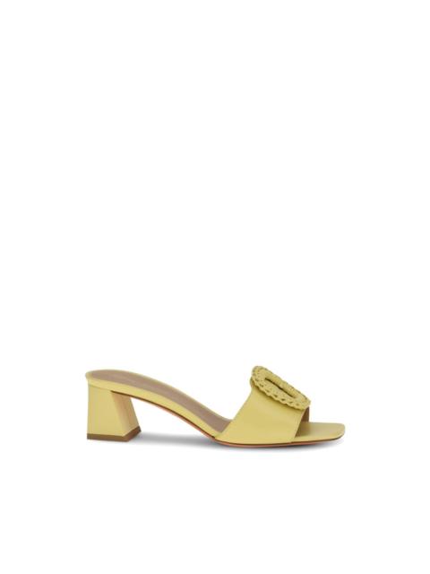 square-toe heeled sandals