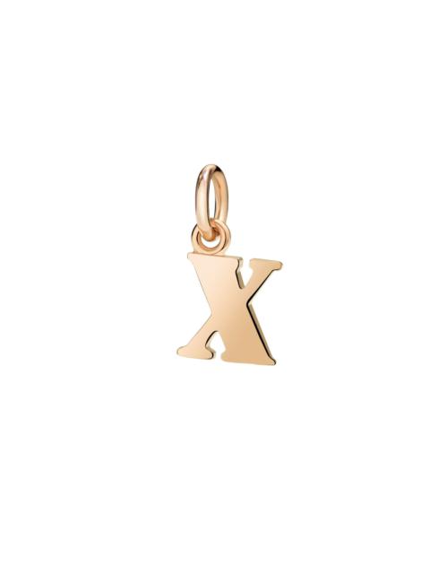 ROSE GOLD LETTER X CHARM