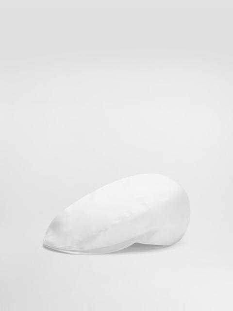Cotton gabardine flat cap