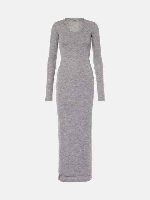 Virgin wool midi dress