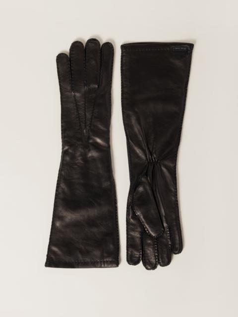 Nappa leather gloves