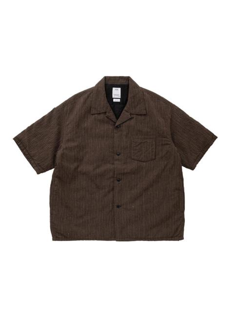 WALLIS DOWN SHIRT S/S SANTOME BROWN