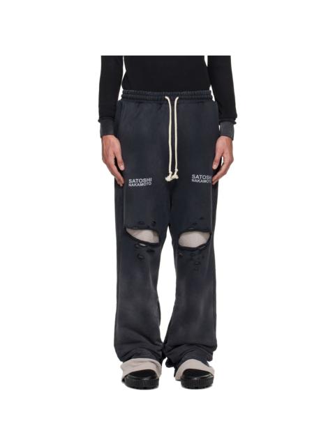 Black Holy Ghost Layered Sweatpants