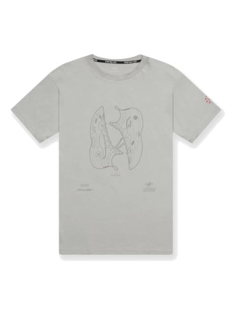 Li-Ning Way Of Wade Shoes Graphic T-shirt 'Grey' AHSSA45-1
