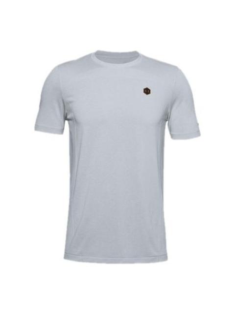 Under Armour RUSH Seamless Fitted T-shirt 'Grey' 1351448-014