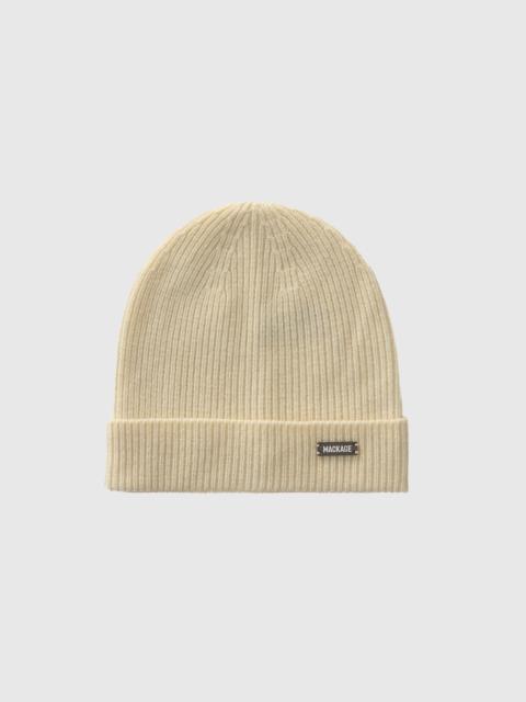 DAWSON Fish Rib Knit Wool Blend Beanie