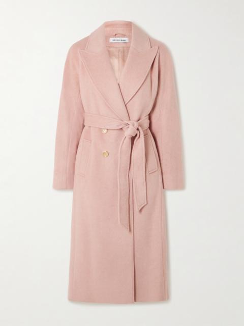 Della Double-breasted Woven Coat