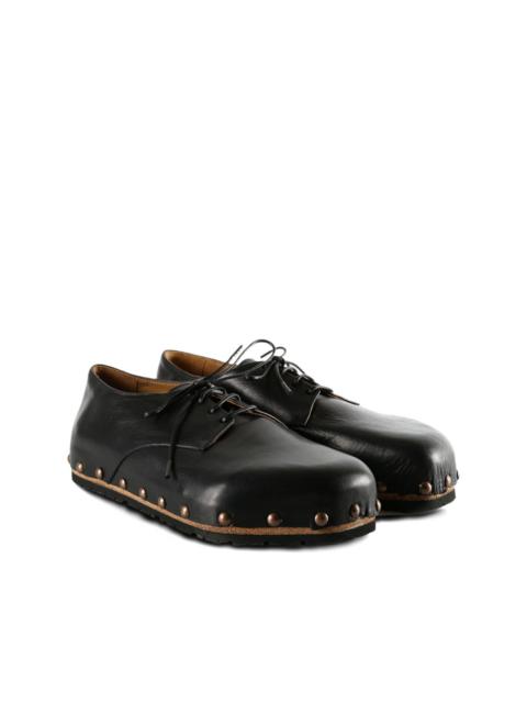studded leather Derby shoes