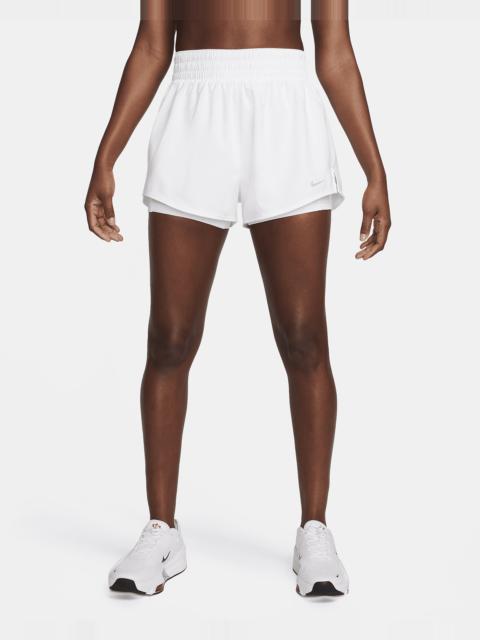 Nike One Women's Dri-FIT High-Waisted 3" 2-in-1 Shorts