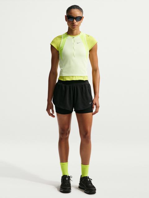 Nike Flow Women's Dri-FIT 2-in-1 Mesh Running Shorts