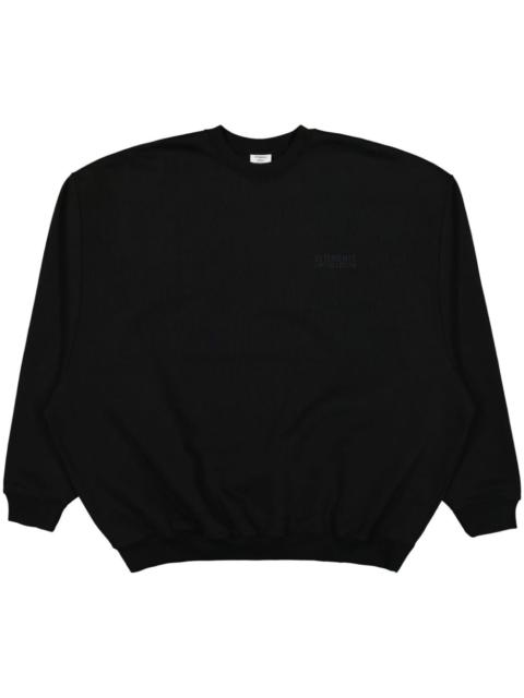 logo-embroidered sweatshirt