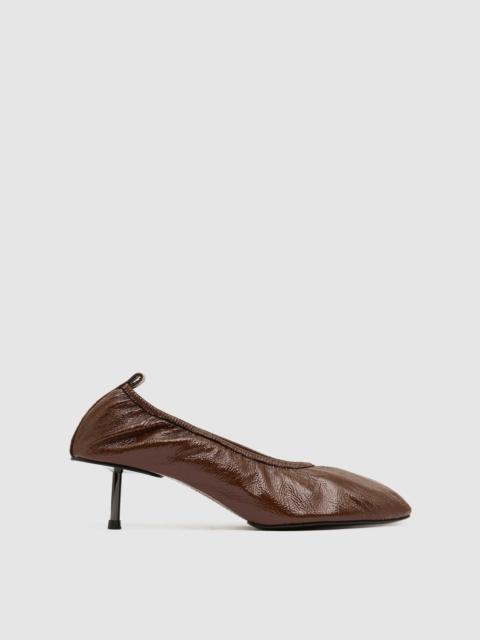 Classic Ballet Heel - Patent Liqueur