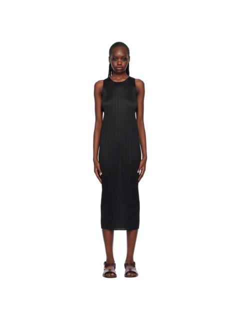 Black Basics Midi Dress