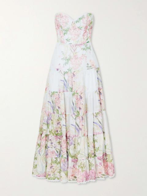 Danny Floral-print Cotton-blend Midi Dress