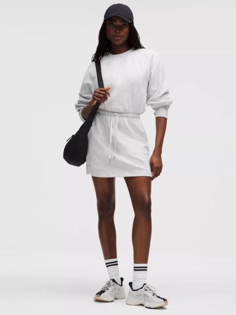 Scuba Cinch-Waist Mini Dress