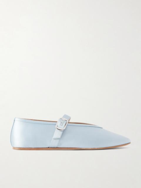 Stella Satin Mary Jane Ballet Flats