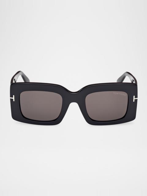Brigitta Rectangle Acetate Sunglasses