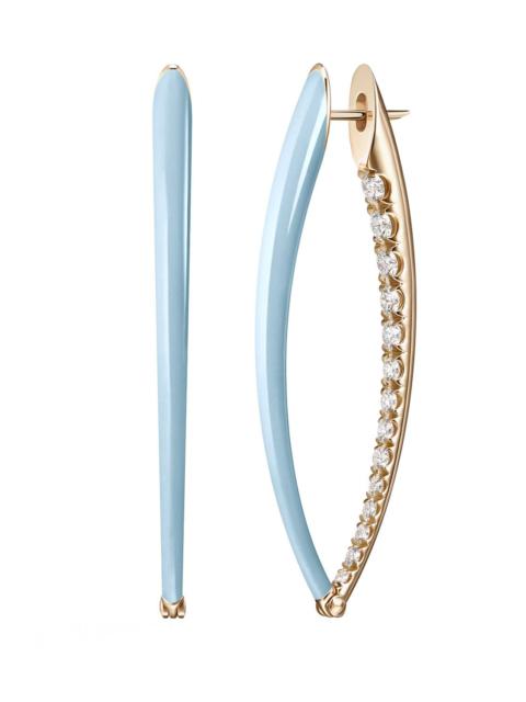 Medium Pastel Blue Cristina Earrings