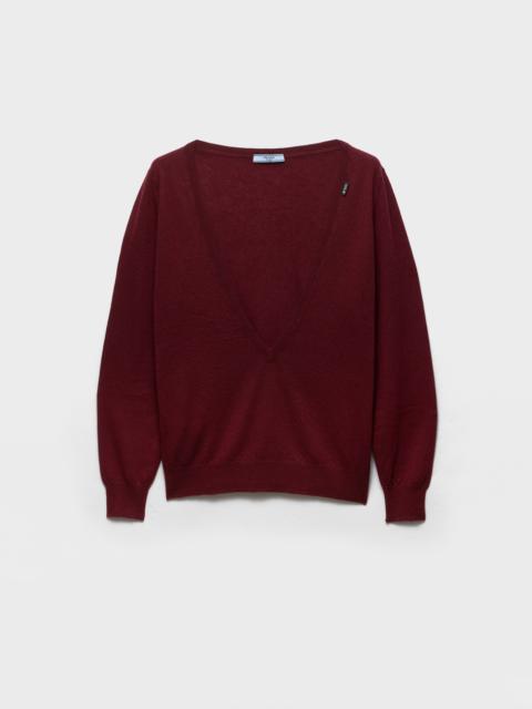 Cashmere V-neck sweater
