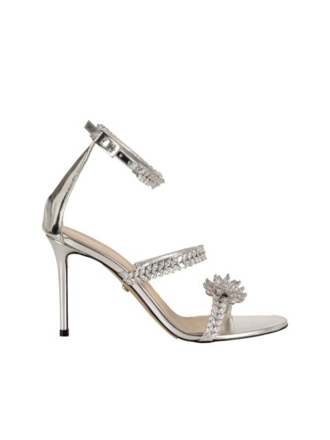100mm crystal-embellished sandals