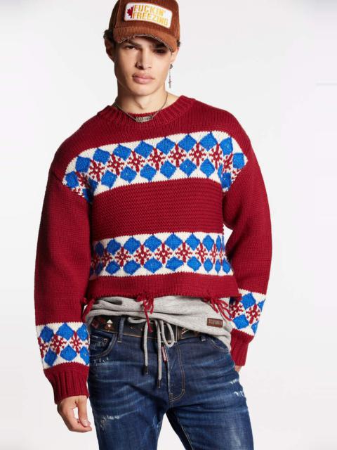 HYBRID CANADIAN JACQUARD KNIT