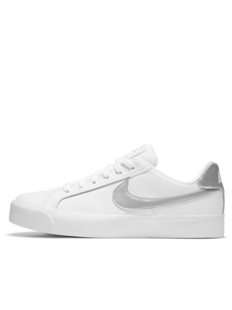 (WMNS) Nike Court Royale AC 'White Metallic Silver' AO2810-114