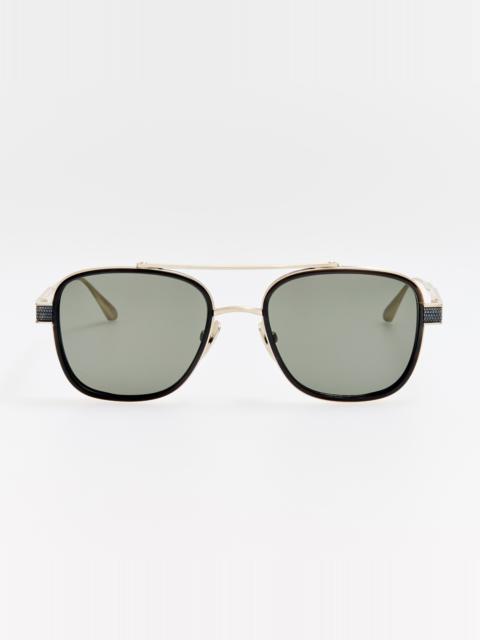 Hyde Sunglasses in Buffalo Horn and 925 Sterling Silver