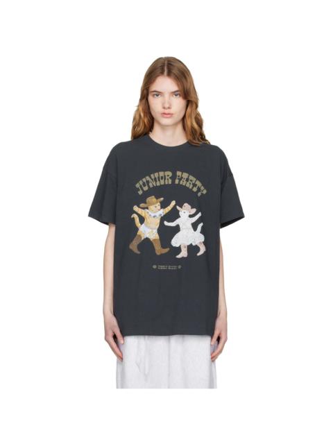 Navy Pet Club Kitty Party T-shirt